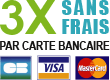 3x sans frais par carte bancaire